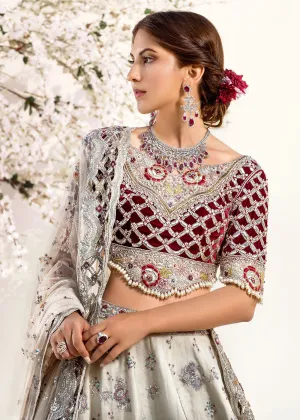 Designer Wedding Lehnga Choli with Embroidery #Y6054