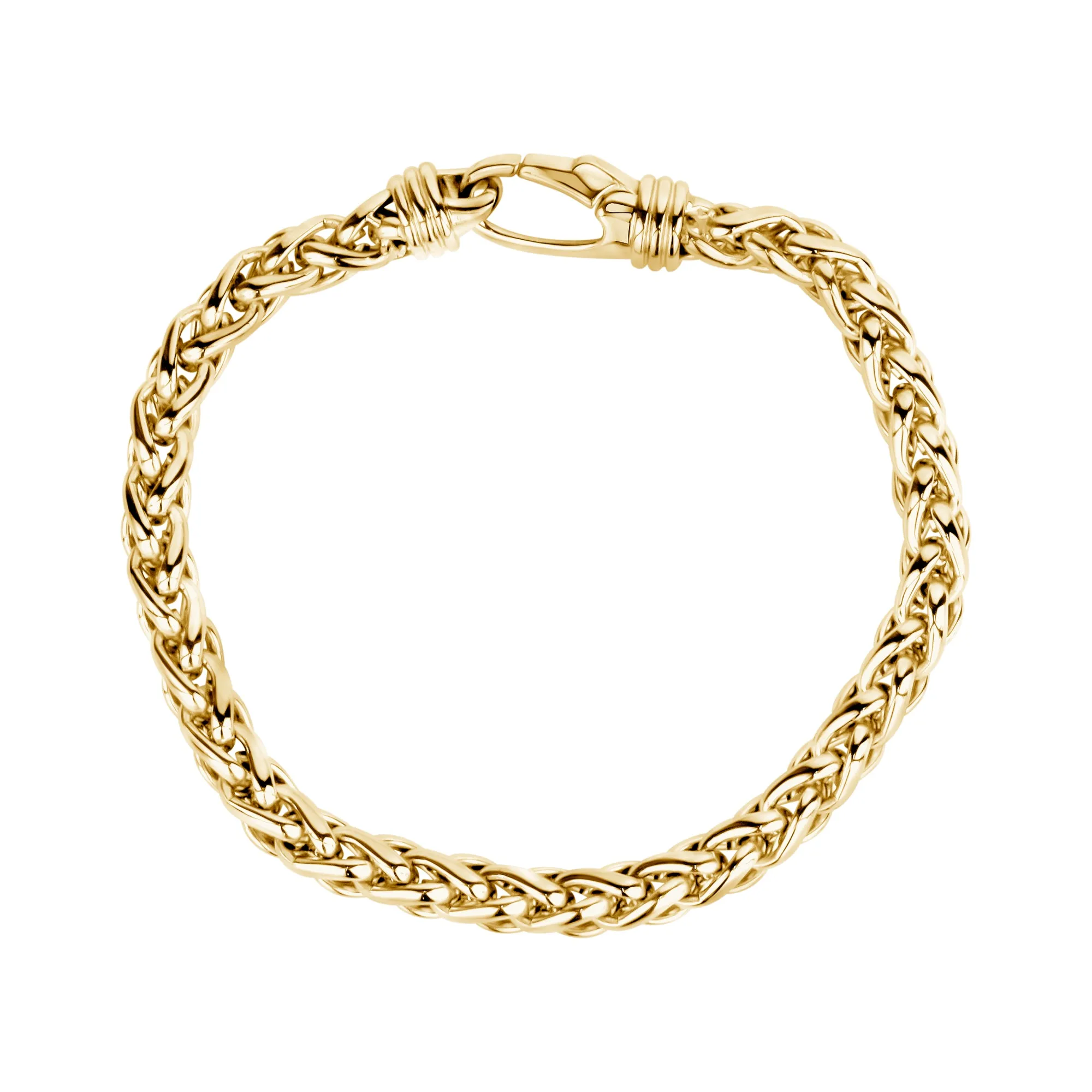 Designer Wheat Chain Bracelet | 6MM