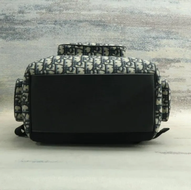 Dior Navy & Black Cloth Backpack