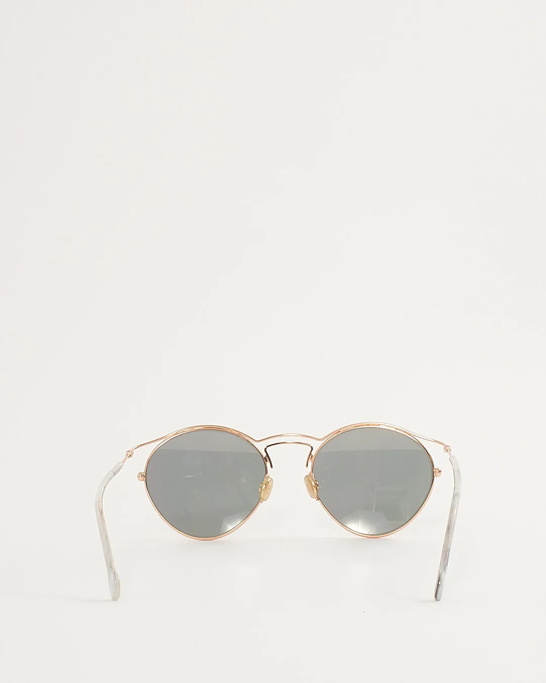 Dior Rose Gold DiorOrigins1 Round Sunglasses