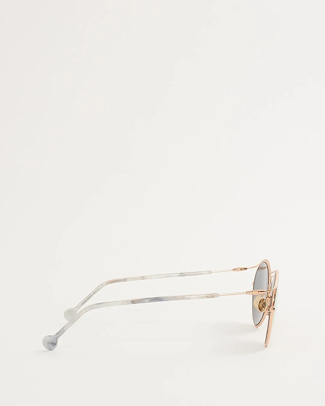 Dior Rose Gold DiorOrigins1 Round Sunglasses
