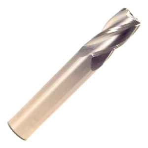 Drill America MMO11/32-4FSE 11/32" Carbide 4 Flute Uncoated (Bright) 7/8" Flute Length 2-1/2" Overall Length 3/8" Shank Single End Square End Mill, Drill America, MMO11/32-4FSE
