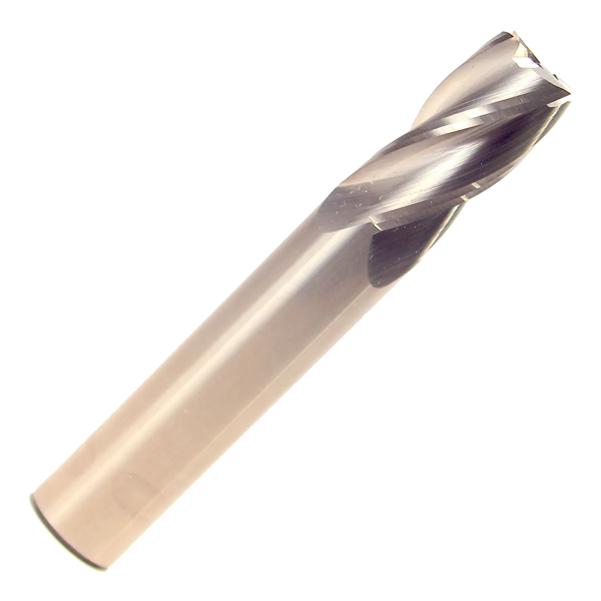 Drill America MMO11/32-4FSE 11/32" Carbide 4 Flute Uncoated (Bright) 7/8" Flute Length 2-1/2" Overall Length 3/8" Shank Single End Square End Mill, Drill America, MMO11/32-4FSE