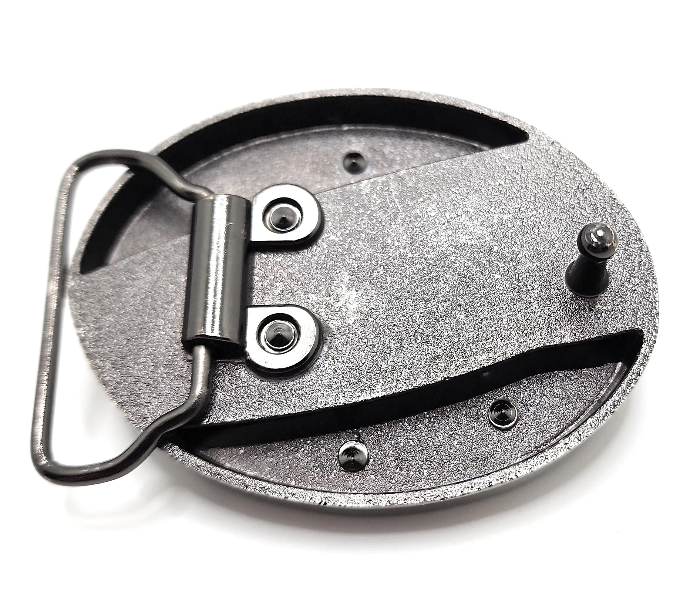 Dual 1911 Pistols Folding Knife Belt Buckle
