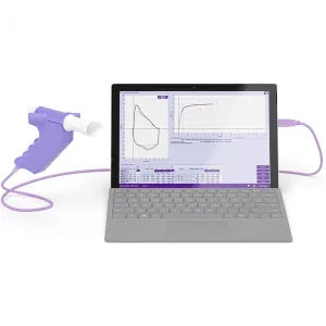 Easy on-PC Lightweight Spirometer with Diagnostic Software
