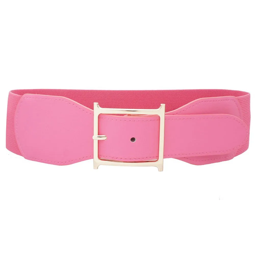 Elastic Contour Buckle Belt