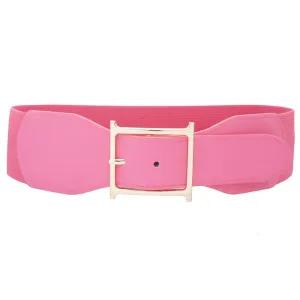 Elastic Contour Buckle Belt