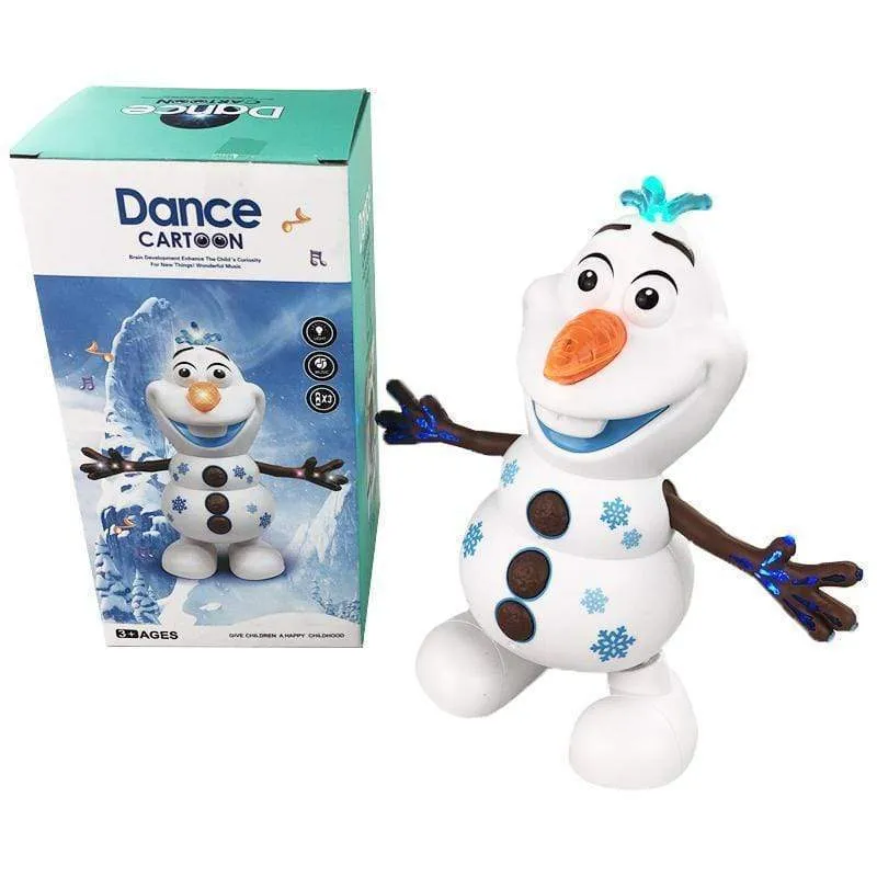 Electric Dancing Music Snowman Toy