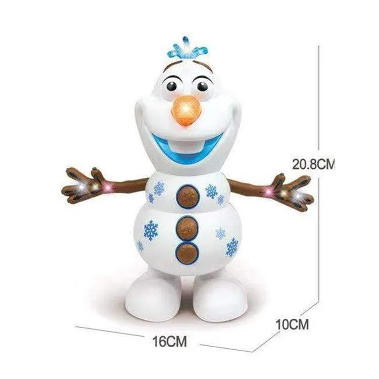 Electric Dancing Music Snowman Toy