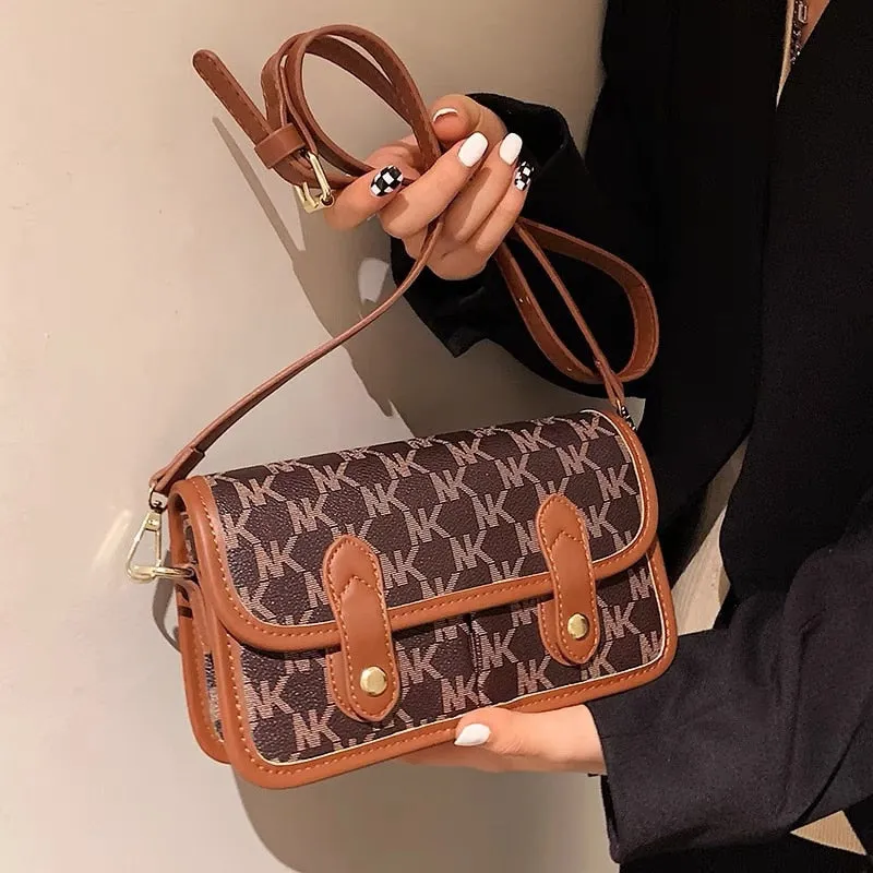 Ellovado Designer Shoulder Luxury Messenger Crossbody Leather Handbag