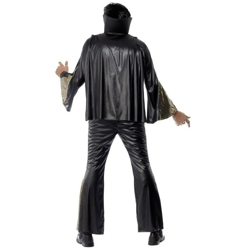 Elvis Costume Black & Gold