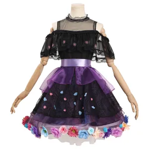 Encanto Isabella Cosplay Costume Witch Dress Outfits Halloween Carnival Suit