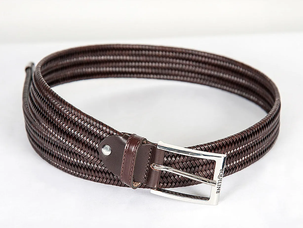 Equiline Logan Braided Leather Unisex Belt