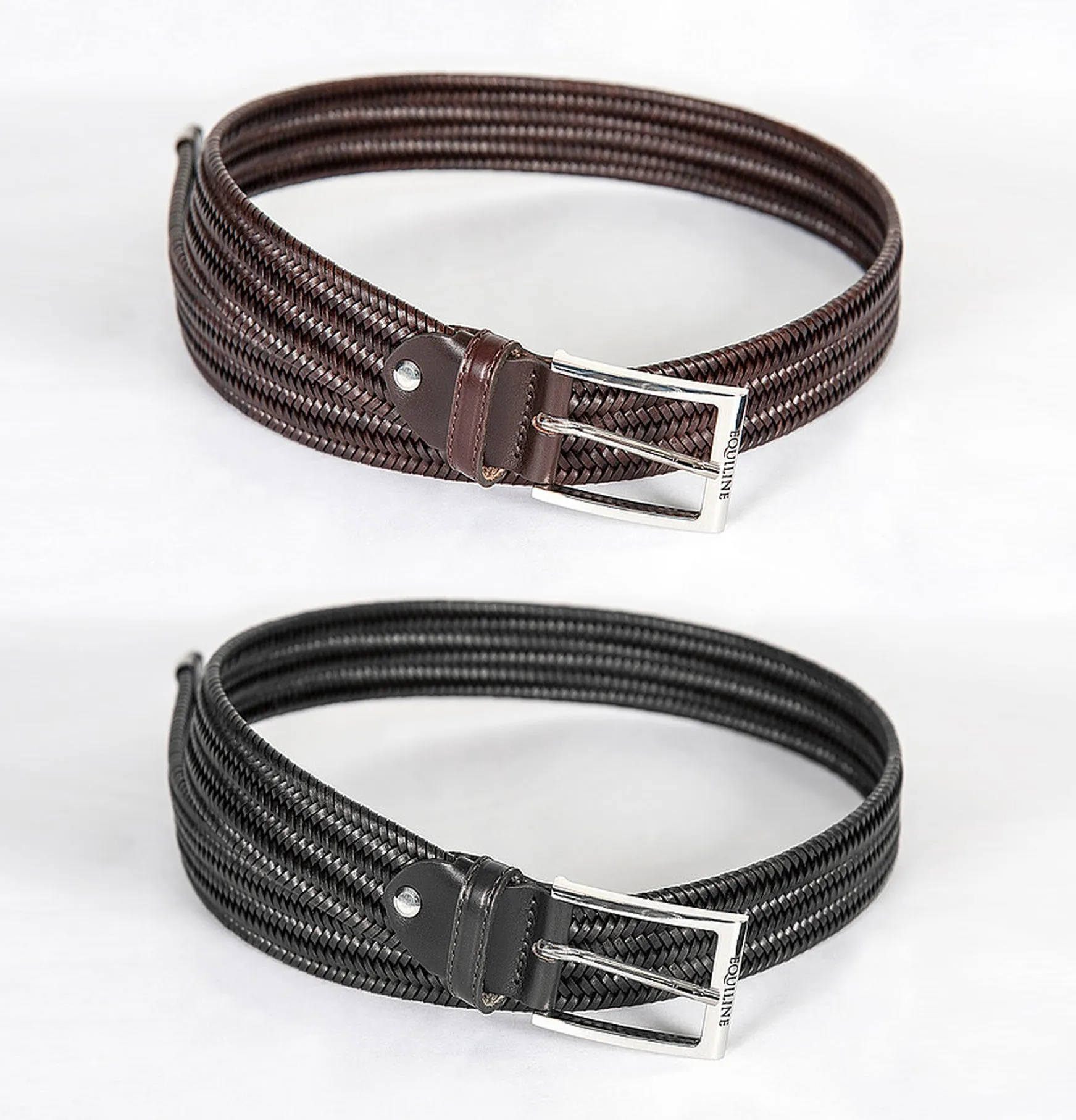 Equiline Logan Braided Leather Unisex Belt