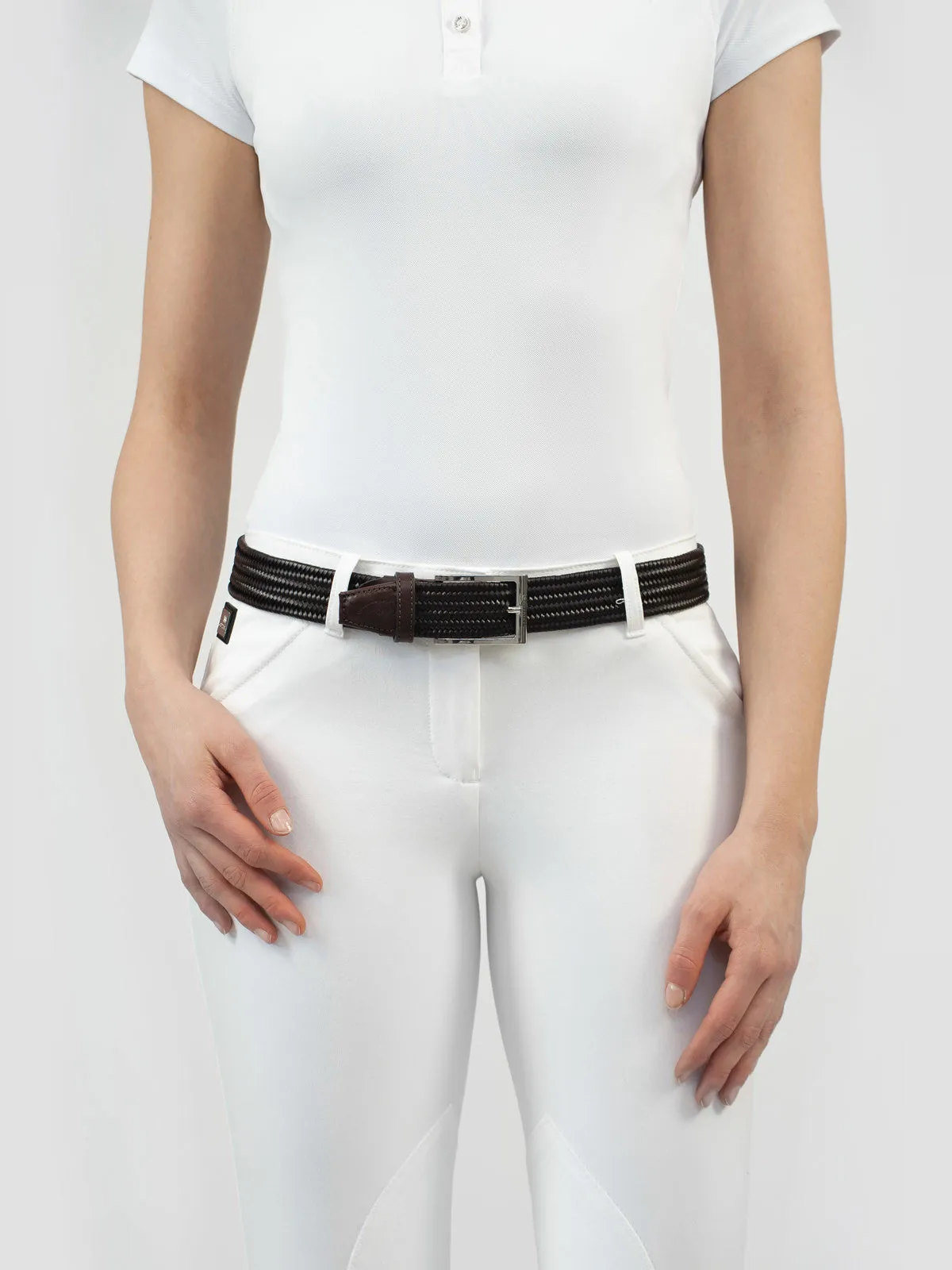 Equiline Logan Braided Leather Unisex Belt