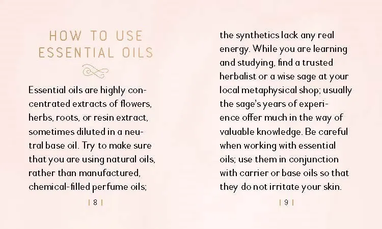 Essential Oils Mini Book