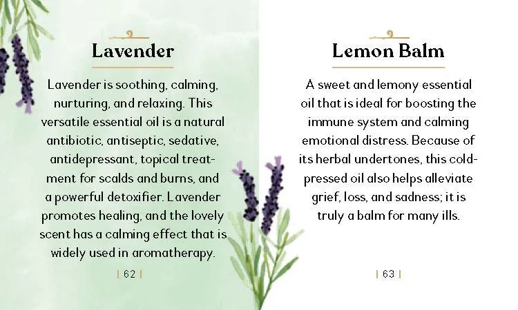 Essential Oils Mini Book