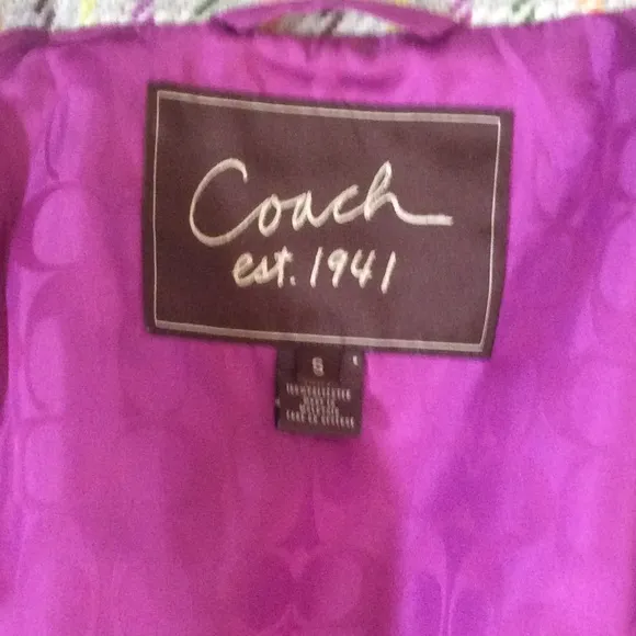 EUC Coach Women’s Coat, Sz S