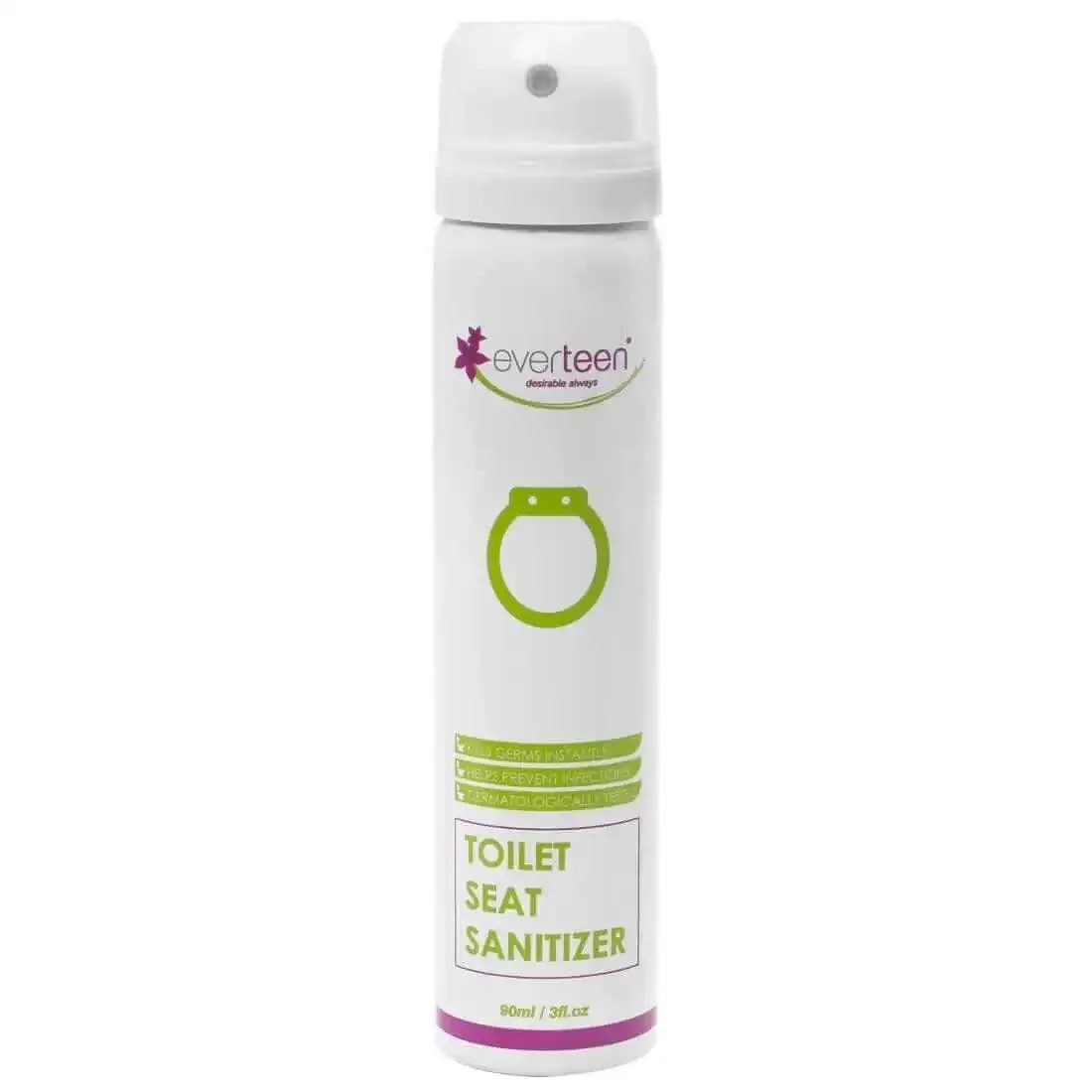 everteen Instant Toilet Seat Sanitizer Spray For Women - 90ml