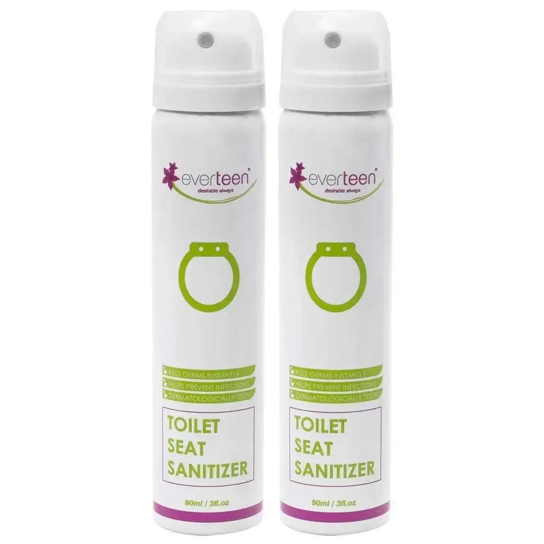 everteen Instant Toilet Seat Sanitizer Spray For Women - 90ml