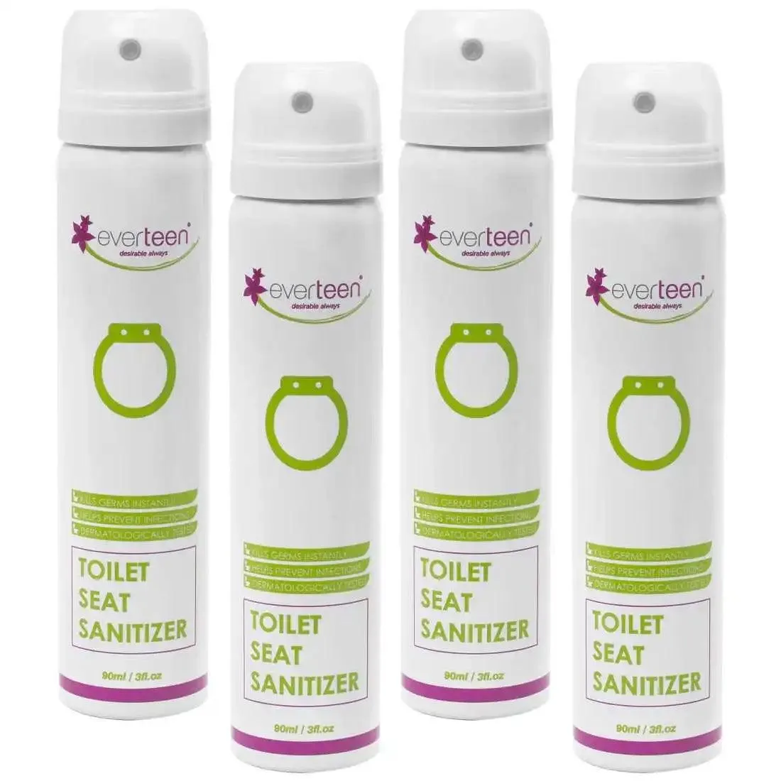 everteen Instant Toilet Seat Sanitizer Spray For Women - 90ml