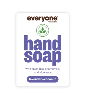 Everyone Lavender Coconut Hand Soap Decal