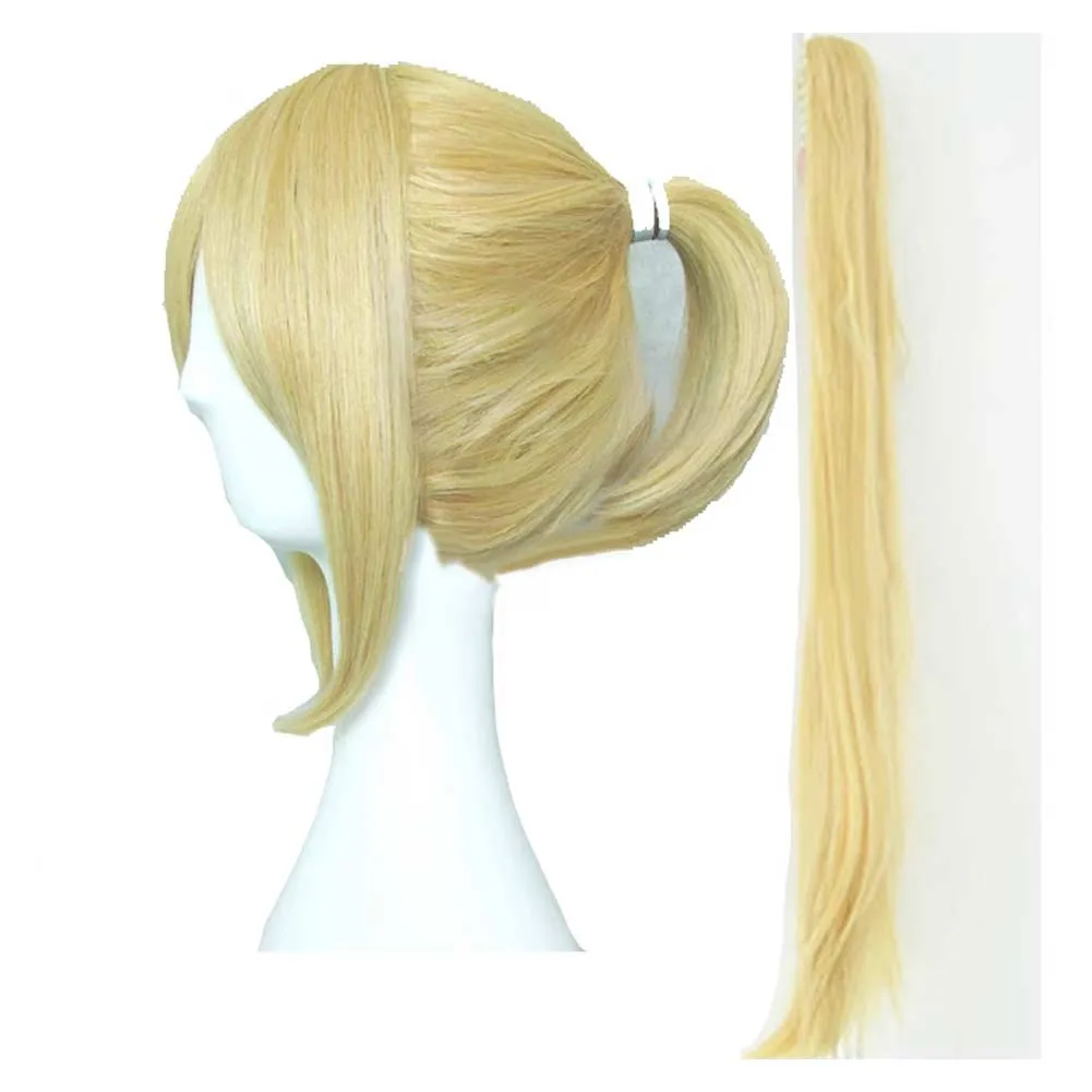 Fairy Tail Heartfilia Lucy Anime Character Cosplay Gold Wig Heat Resistant Synthetic Hair Cosplay Carnival Halloween Props