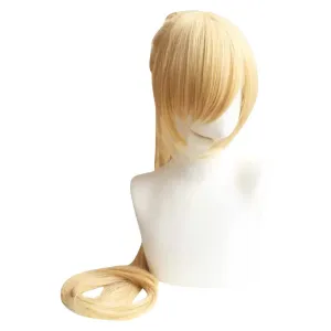 Fairy Tail Heartfilia Lucy Anime Character Cosplay Gold Wig Heat Resistant Synthetic Hair Cosplay Carnival Halloween Props
