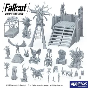 Fallout: Wasteland Warfare - Print at Home - Cult of the Mothman Altar