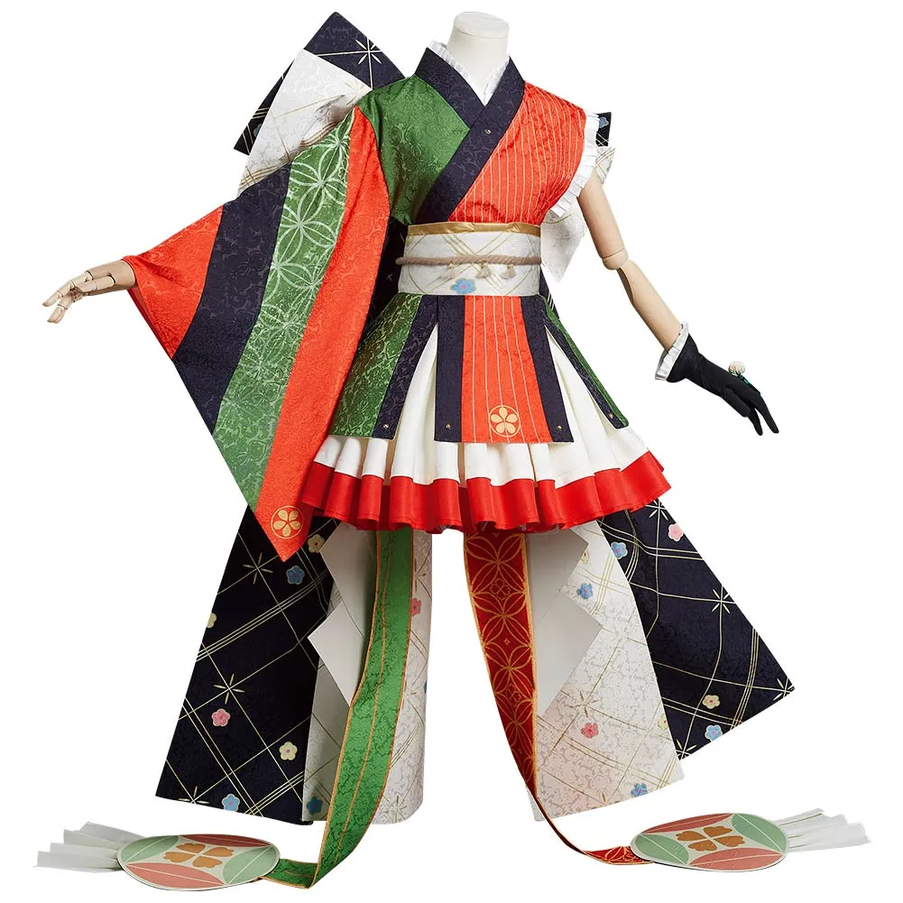 Fate/Grand Order Izumo no Okuni Outfits Cosplay Costume Halloween Carnival Suit