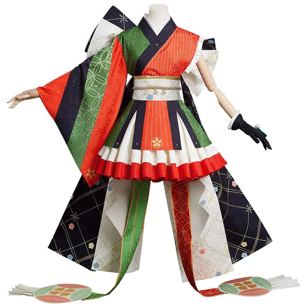Fate/Grand Order Izumo no Okuni Outfits Cosplay Costume Halloween Carnival Suit