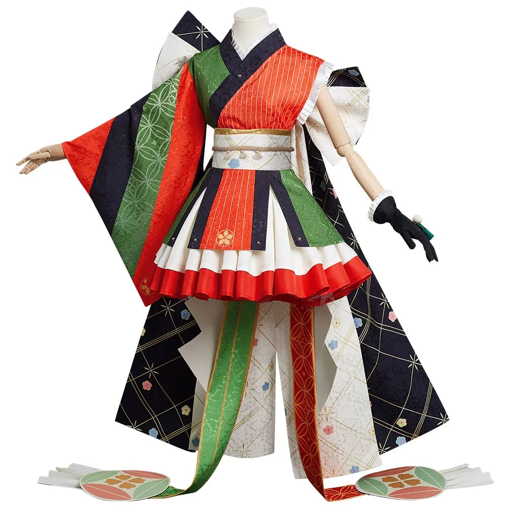 Fate/Grand Order Izumo no Okuni Outfits Cosplay Costume Halloween Carnival Suit