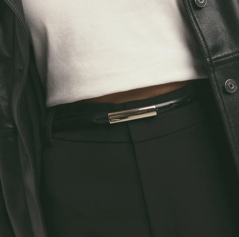 Favorite Daughter - The Lady Belt (Black/Nickel)