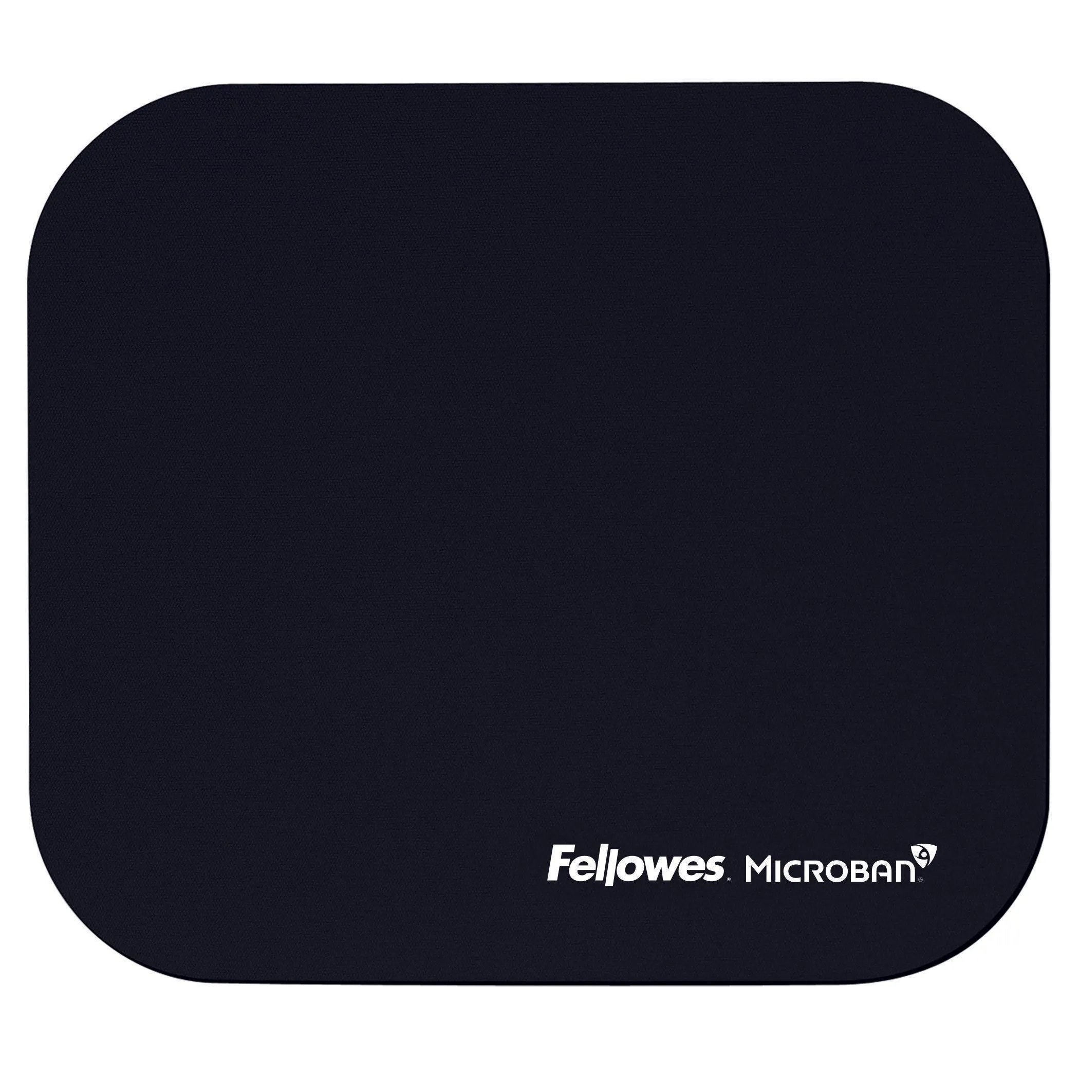 Fellowes Mousepad with Microban Antibacterial Protection - Black