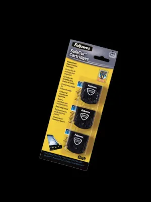 Fellowes SafeCut Replacement Blades - 3 Pack