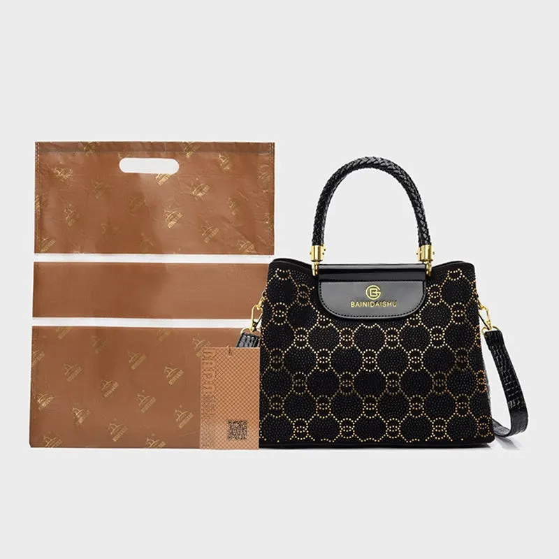 ⚡Flash Sale - 49% discount🔥 Luxuriöse 3-compartment handbag for women with shoulder strap