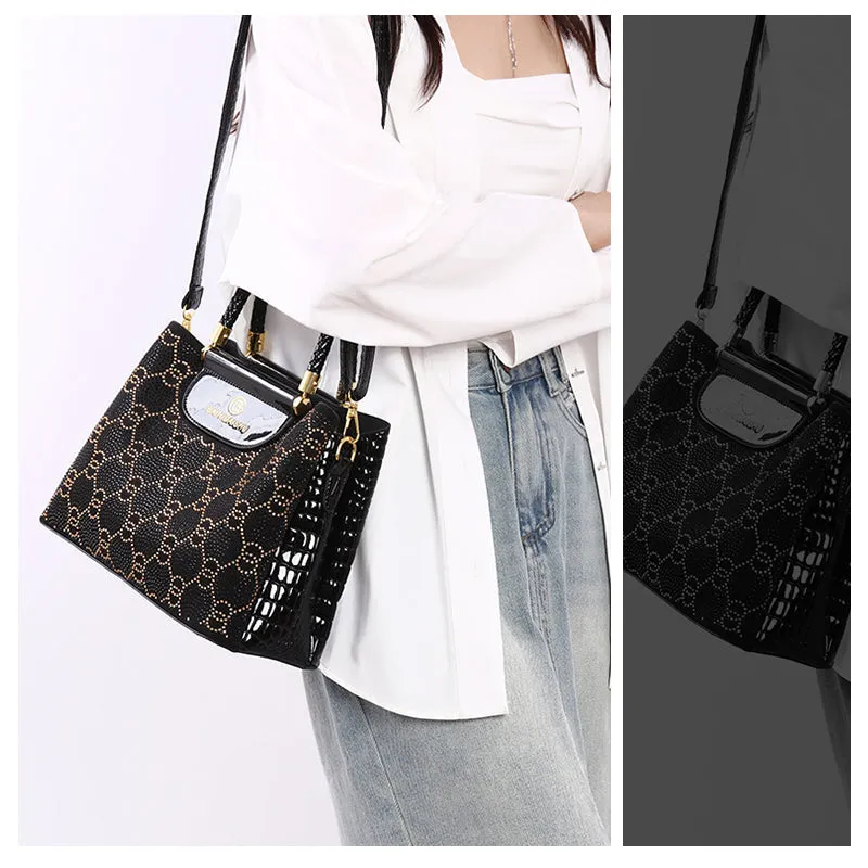 ⚡Flash Sale - 49% discount🔥 Luxuriöse 3-compartment handbag for women with shoulder strap