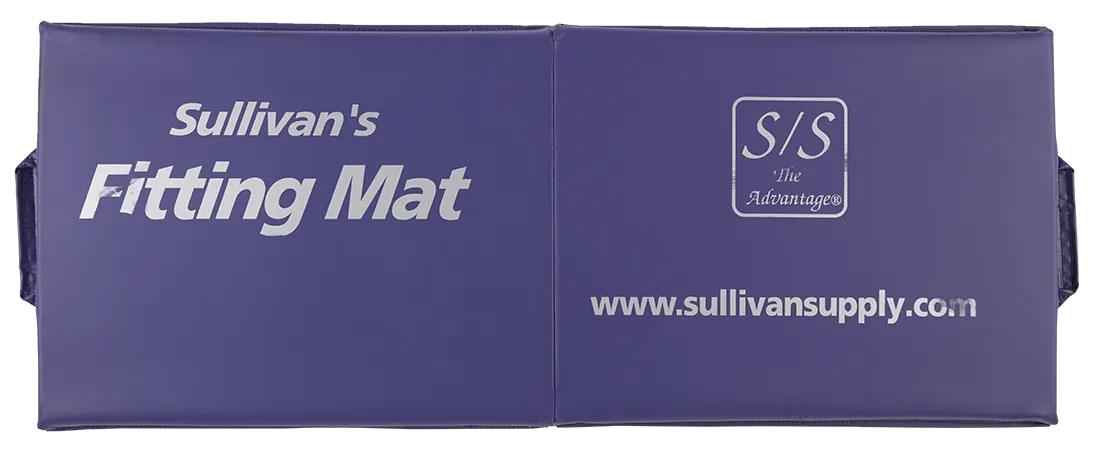 Folding fitting mat compact purple