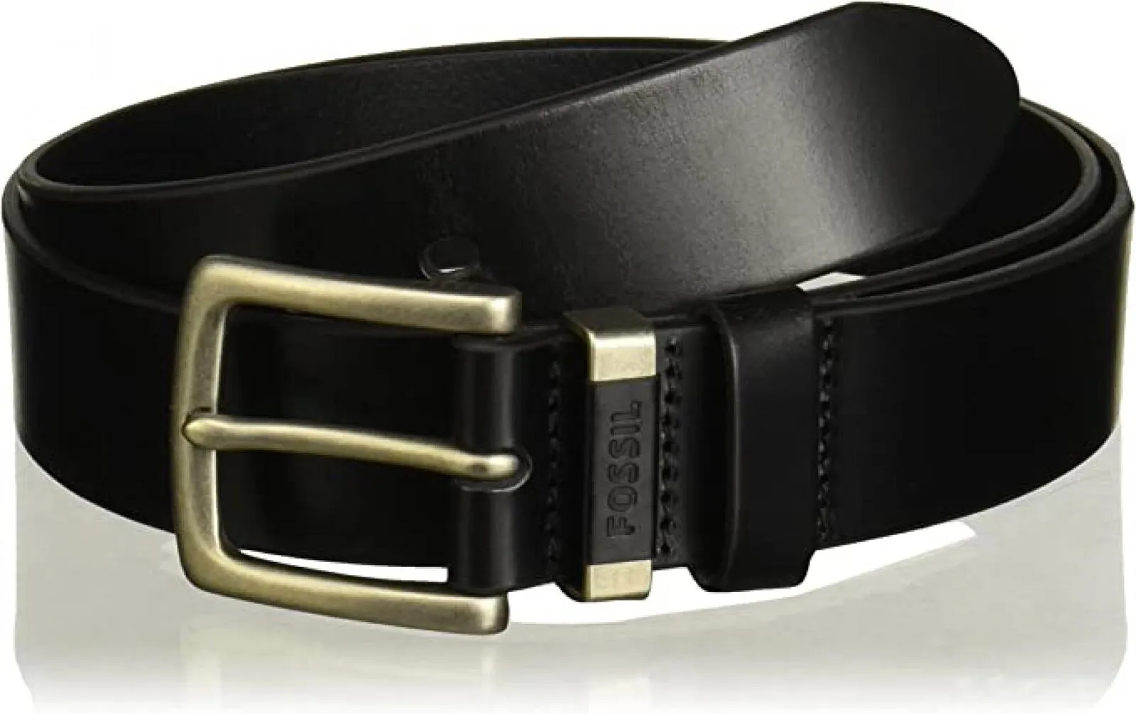 Fossil Men's  'Jay' Leather Belt Black 42