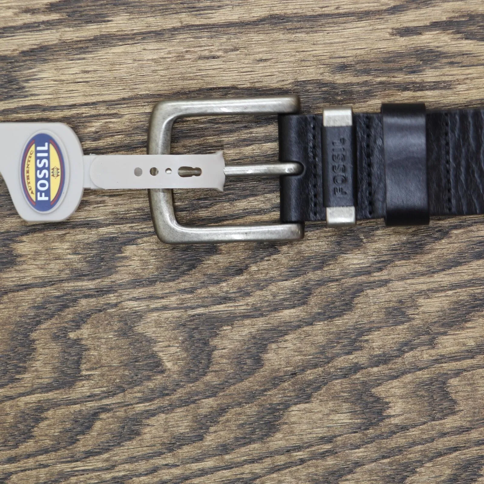 Fossil Men's  'Jay' Leather Belt Black 42