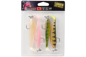 Fox Rage UV Zander Pro Loaded Shad Lure Pack