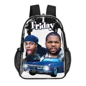 Friday Transparent Backpack 17 Inch