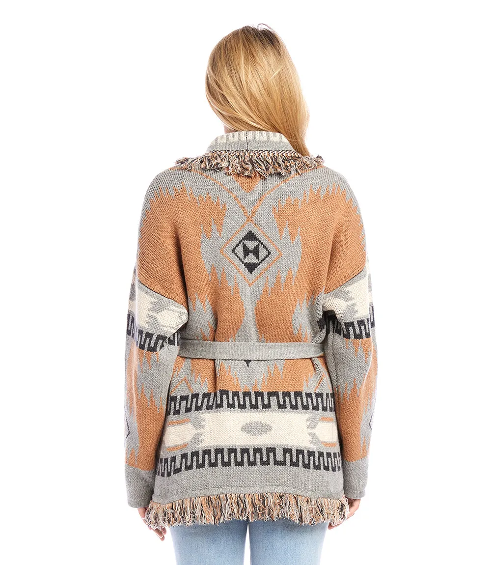 Fringe Cardigan Sweater