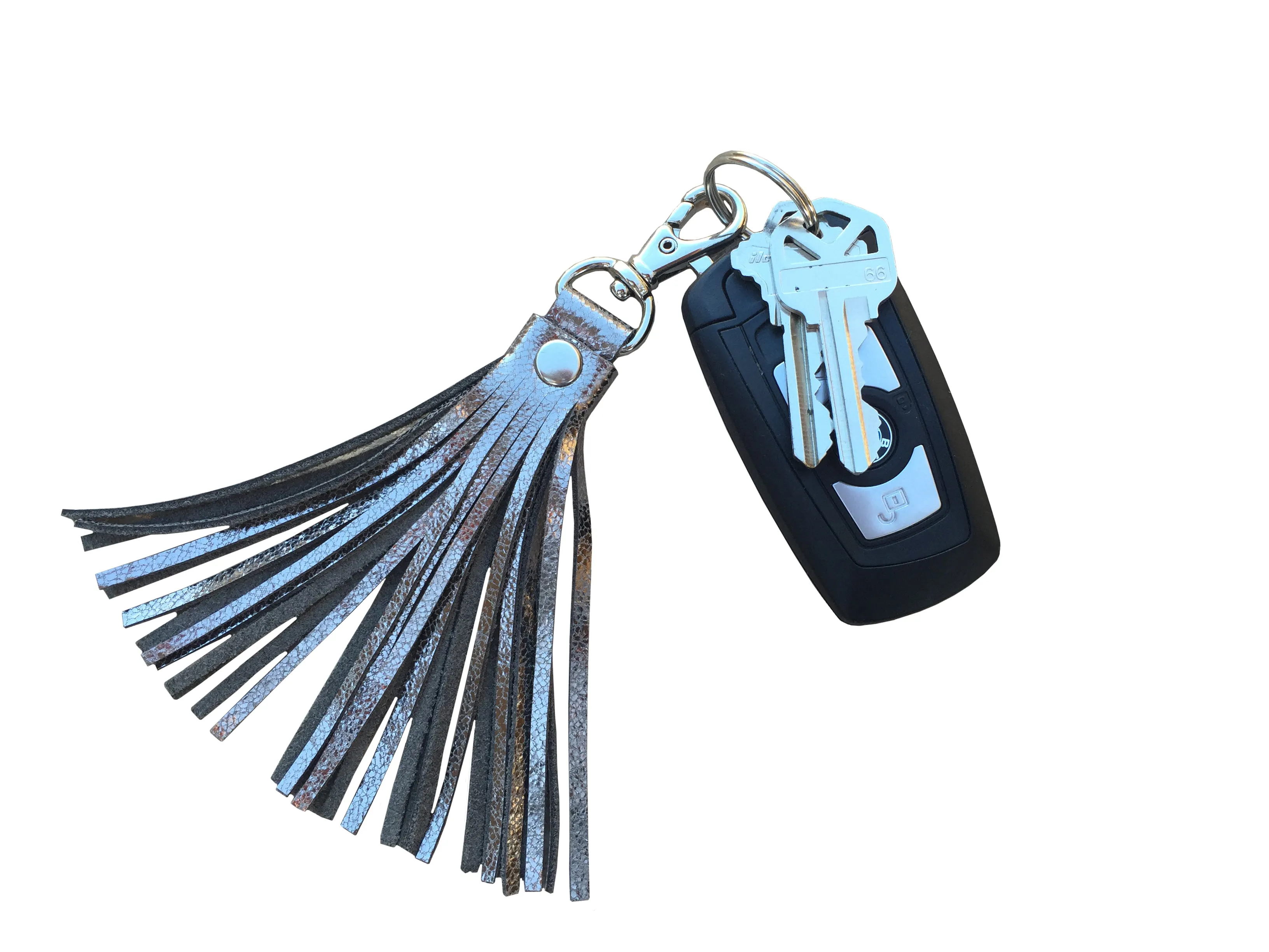 Fringe Tassel Key Chain Brandy Sparkle