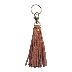 Fringe Tassel Key Chain Brandy Sparkle