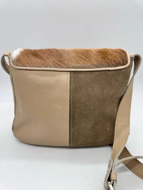 FSP Collection beige and brown Handbag