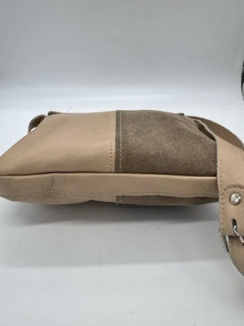 FSP Collection beige and brown Handbag