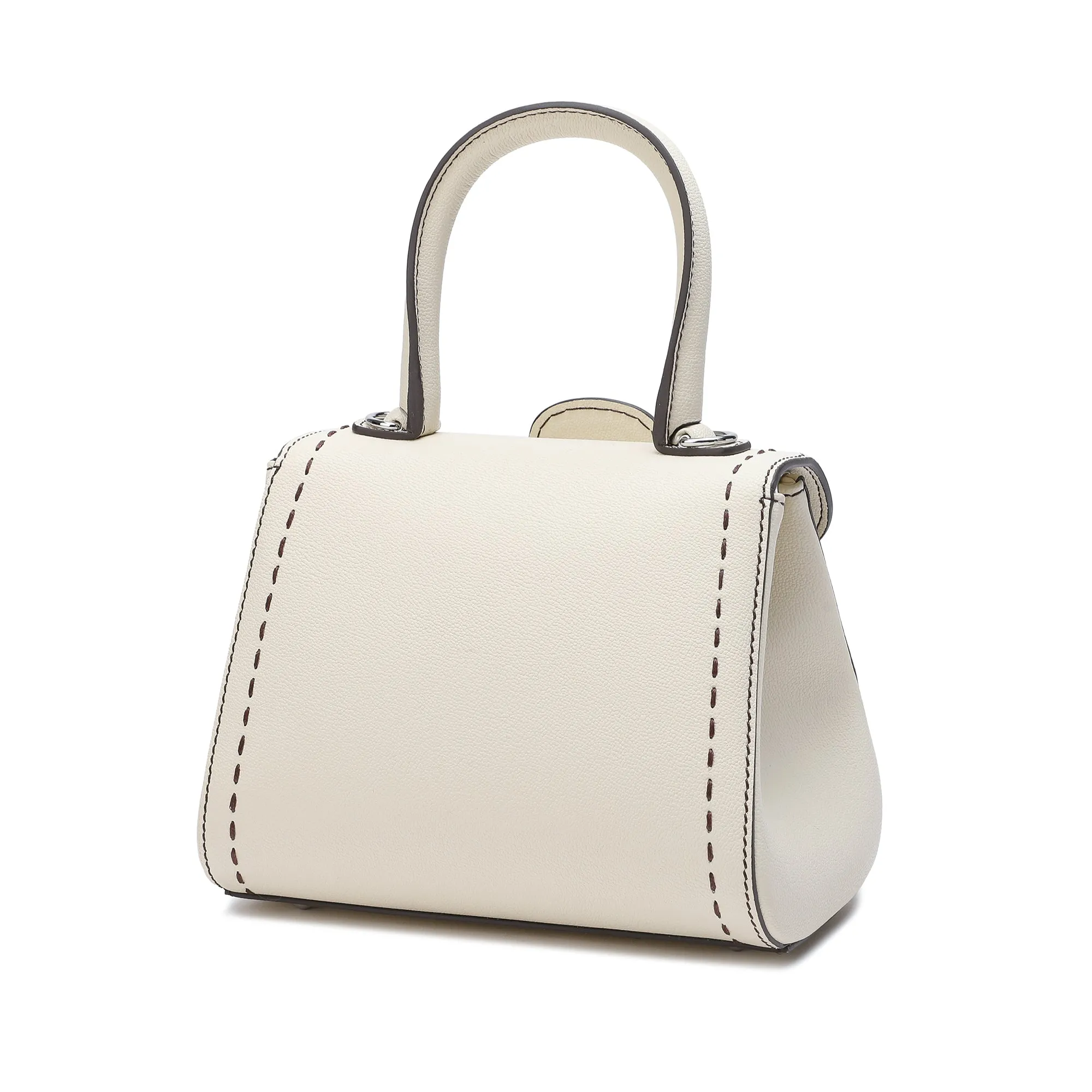 Full-Grain Leather Satchel/Shoulder Bag
