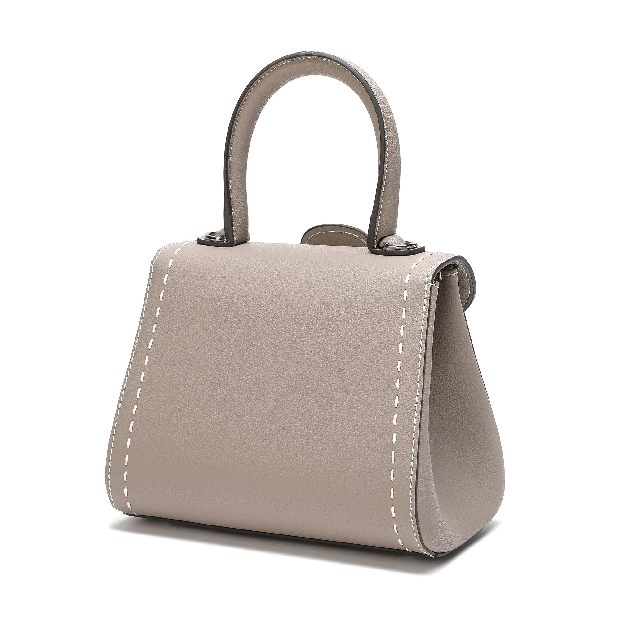 Full-Grain Leather Satchel/Shoulder Bag
