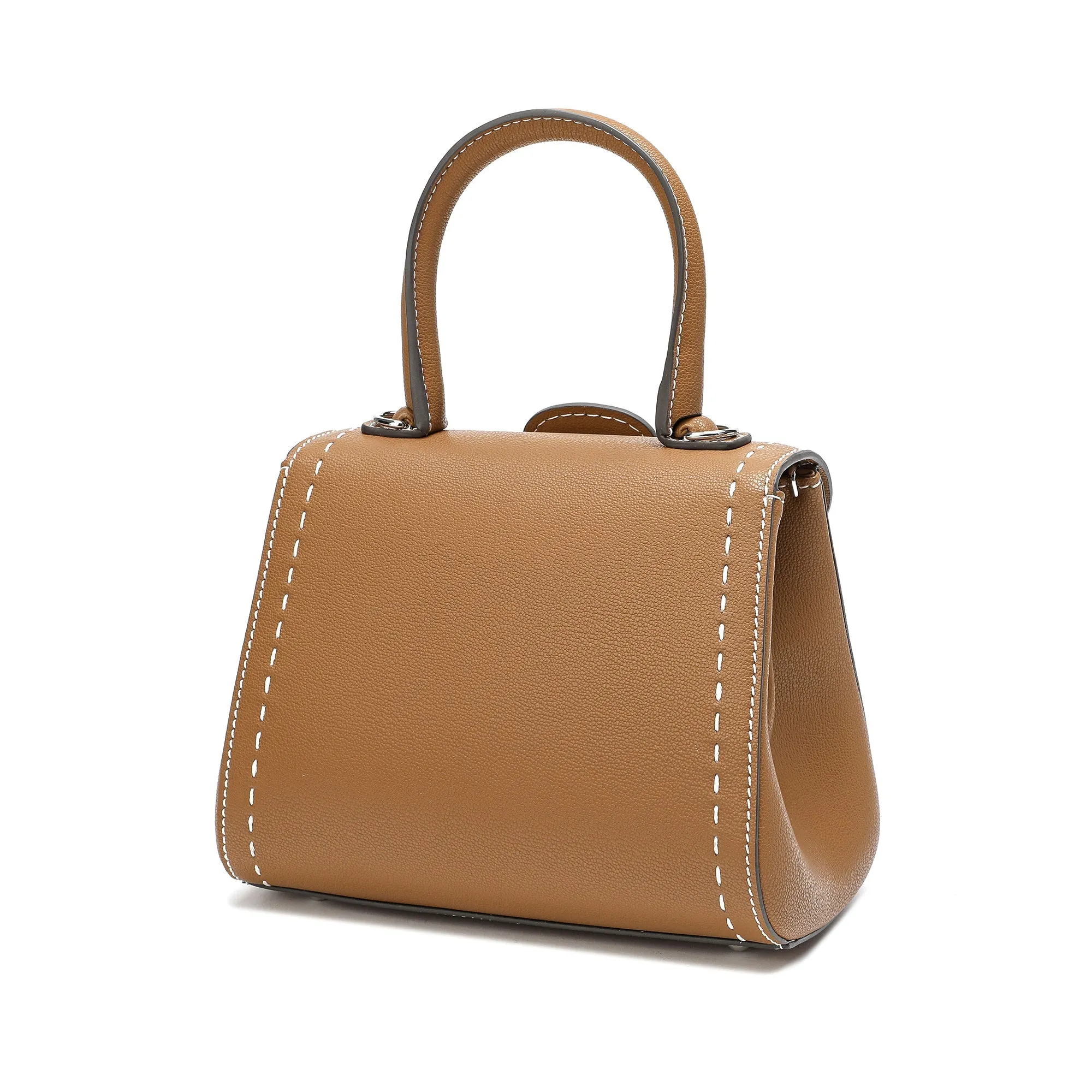 Full-Grain Leather Satchel/Shoulder Bag